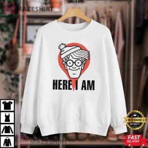 Wheres Waldo Here I Am Pocket Pullover T Shirt 4