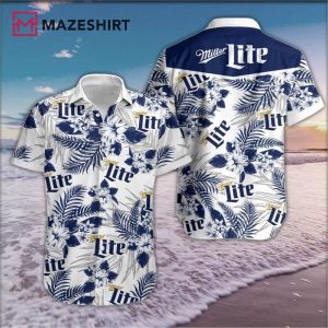 Miller Lite Gift For Summer Vacation Hawaii Shirt