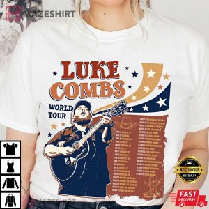 Country Concert Luke Combs World Tour 2023 T Shirt 2