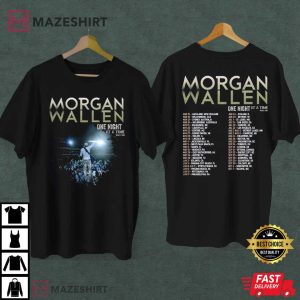 Morgan Wallen One Night At A Time World Tour 2023 Unisex T Shirt 2