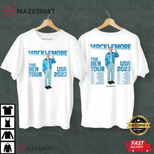 Macklemore The Ben Tour 2023 Double Sided T Shirt 2