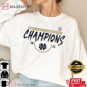 Notre Dame Fighting Irish Womens Basketball 2023 ACC T Shirt 4