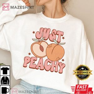 Summer Sublimation Just Peachy T Shirt 3