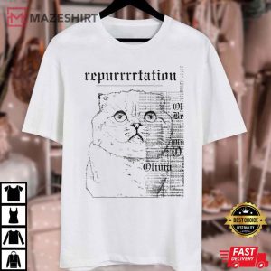 Reputation Cat Gift For Swifties T Shirt 4