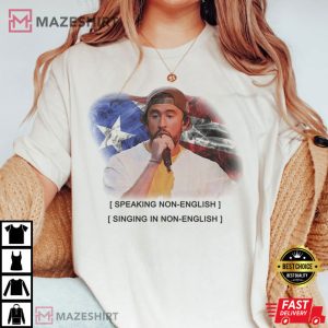 Bad Bunny Speaking Non English T Shirt