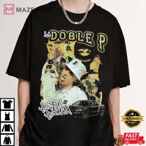Peso Pluma La Doble P Vintage Merch T Shirt 2