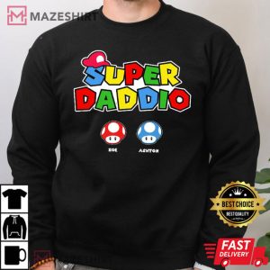Personalized Super Daddio Father's Day Funny T Shirt 3