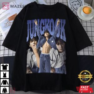 Jungkook x Calvin Klein Bad Boy Graphic 90s New Photo T Shirt 2