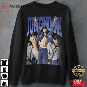 Jungkook x Calvin Klein Bad Boy Graphic 90s New Photo T Shirt 3
