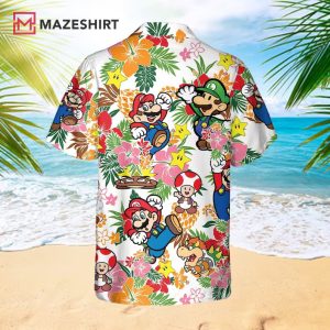 Super Mario Hawaiian Shirt And Short