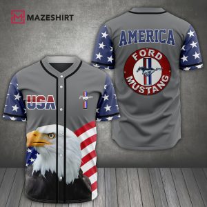 American Eagle Ford Mustang Baseball Jersey