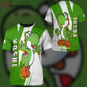 Super Mario Happy Yoshi 3D Shirt