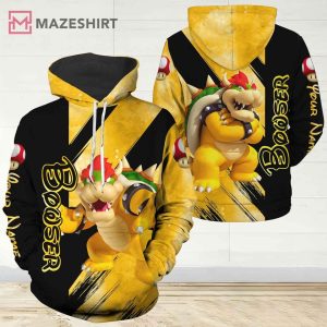 Bowser Super Mario Personalized 3D Hoodie