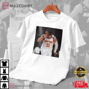Jalen Brunson 3 Point Celebration Playoffs Viral Photo New York T Shirt 1