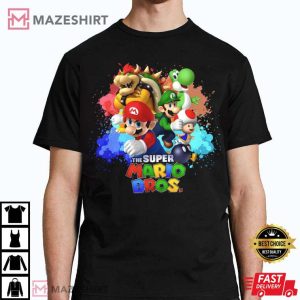 Super Mario Bros Movie Birthday T Shirt