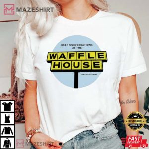 Waffle House Jonas Brothers Love Music The Album 2023 T shirt 1