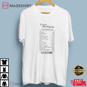 Lizzy McAlpine Five Seconds Flat T Shirt 2