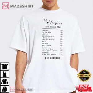 Lizzy McAlpine Five Seconds Flat T Shirt 3