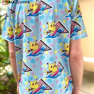 Surfing Pikachu Hawaiian Shirt