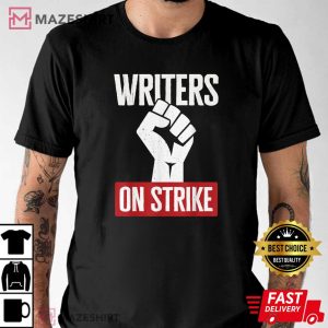 Writers On Strike Anti AI Chatbots WGA T Shirt 2