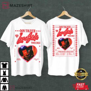 Don Toliver Love Sick Tour 2023 T Shirt