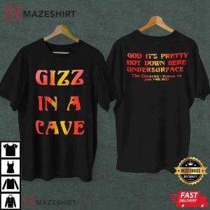 Gizz In A Cave King Gizzard & The Lizard Wizard The Caverns Tour T Shirt 2