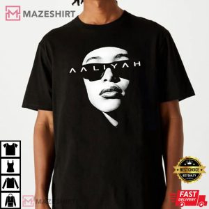 Aaliyah Minimal Rapper Gift For Fan T Shirt 2