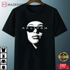 Aaliyah Minimal Rapper Gift For Fan T Shirt 3