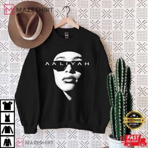 Aaliyah Minimal Rapper Gift For Fan T Shirt 4