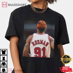 Dennis Rodman Basketball Iconic Vintage T Shirt 1