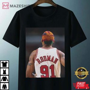 Dennis Rodman Basketball Iconic Vintage T Shirt 3