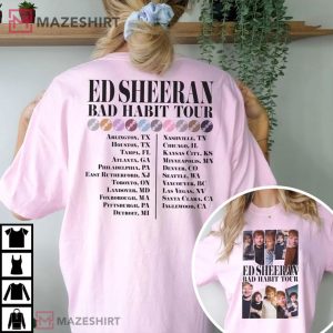 Ed Sheeran Tour 2023 Bad Habit T Shirt