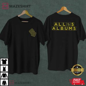 Jonas Brothers One Night Five Albums T Shirt 2