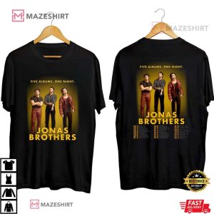 Jonas Brothers One Night The Tour 2023 T Shirt 1