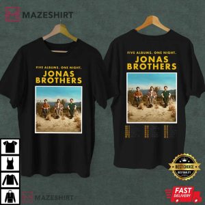 Jonas Brothers Five Albums Gift For Fan T Shirt 2