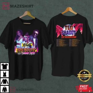 TLC and Shaggy Hot Summer Night Tour 2023 T Shirt 2