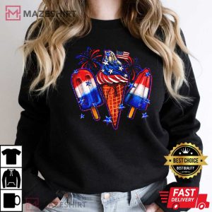 4th Of July Shirt, Patriotic Popsicle T Shirt 3