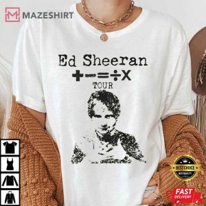Ed Sheeran The Mathletics Tour T Shirt