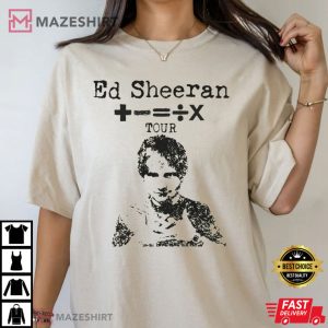 Ed Sheeran The Mathletics Tour T Shirt