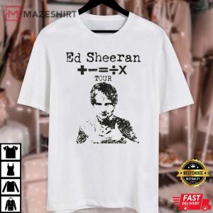 Ed Sheeran The Mathletics Tour T Shirt