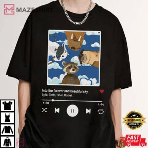 Into The Forever And Beautiful Sky, Rocket and Friends T Shirt 2