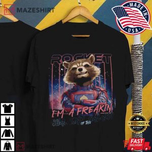 Rocket Racoon, Guardians Of The Galaxy 3 T Shirt 2