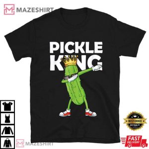 Dabbing Pickle King Cucumber Dab Funny Vegetarian T Shirt 2