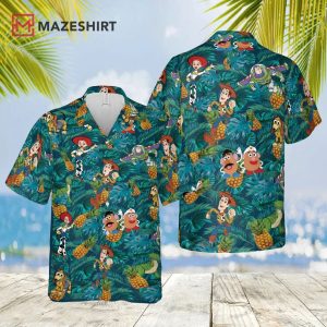 Toy Story Woody Buzz Lightyear Hawaiian Shirt 2