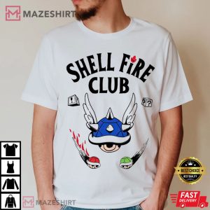 Shellfire Club Super Mario Stranger Things Hellfire Club T Shirt 3