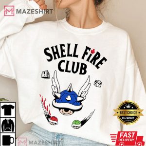 Shellfire Club Super Mario Stranger Things Hellfire Club T Shirt 4
