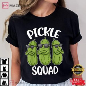 Pickle Squad Gift For Unisex Funny T Shirt 3
