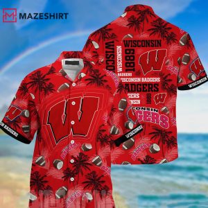 Wisconsin Badgers Hawaiian Shirt