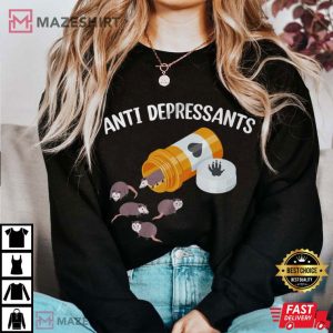 Possum Antidepressant Happy Pills Opossum T Shirt 3