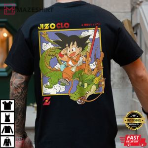 Oldschool Summer Goku Japanese Anime T Shirt 1